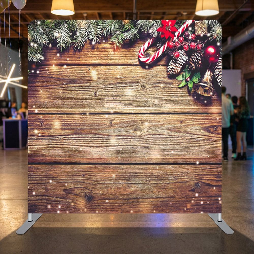 Corporate event photo booth backdrop example 1