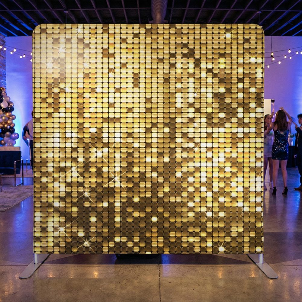 Corporate event photo booth backdrop example 2
