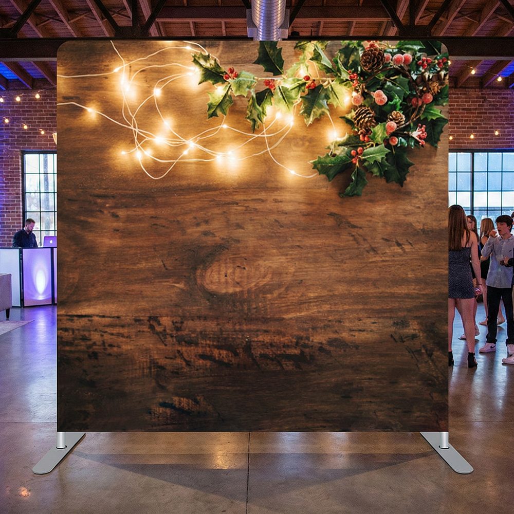 Corporate event photo booth backdrop example 3