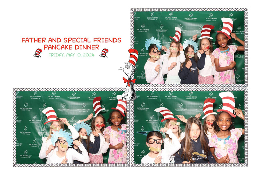 Custom photo booth print template T-29 (2x6 strip or 4x6 postcard layout)