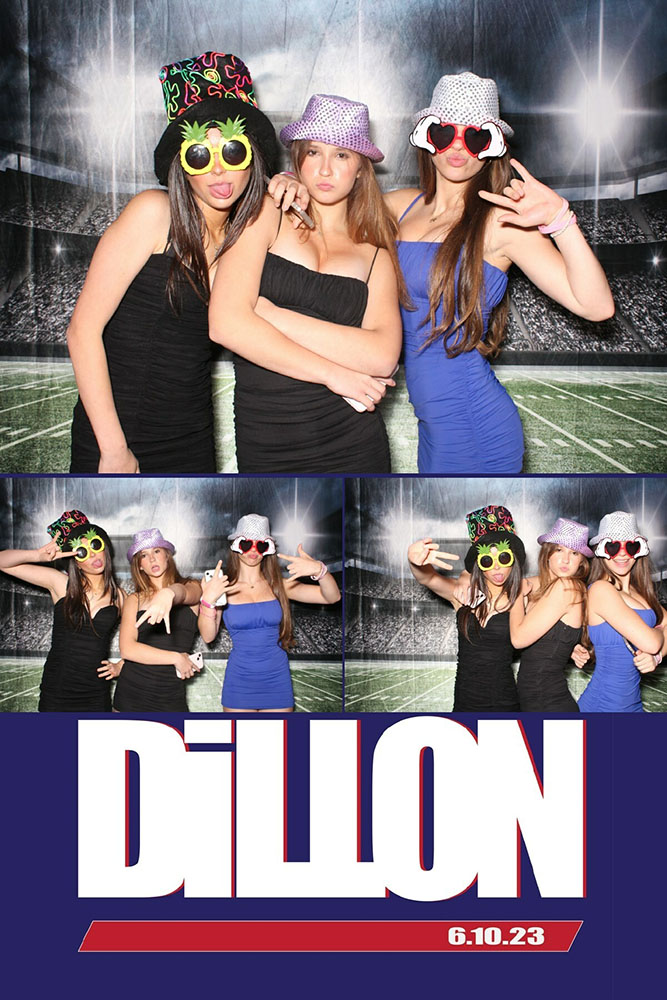 Custom photo booth print template T-04 (2x6 strip or 4x6 postcard layout)