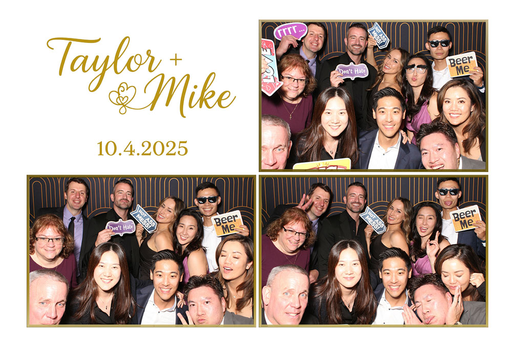 Custom photo booth print template T-08 (2x6 strip or 4x6 postcard layout)